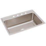 Elkay Lustertone 31" Stainless Steel Kitchen Sink, Lustrous Satin, DLR3122104