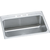 Elkay Lustertone 31" Stainless Steel Kitchen Sink, Lustrous Satin, DLR3122123 - The Sink Boutique