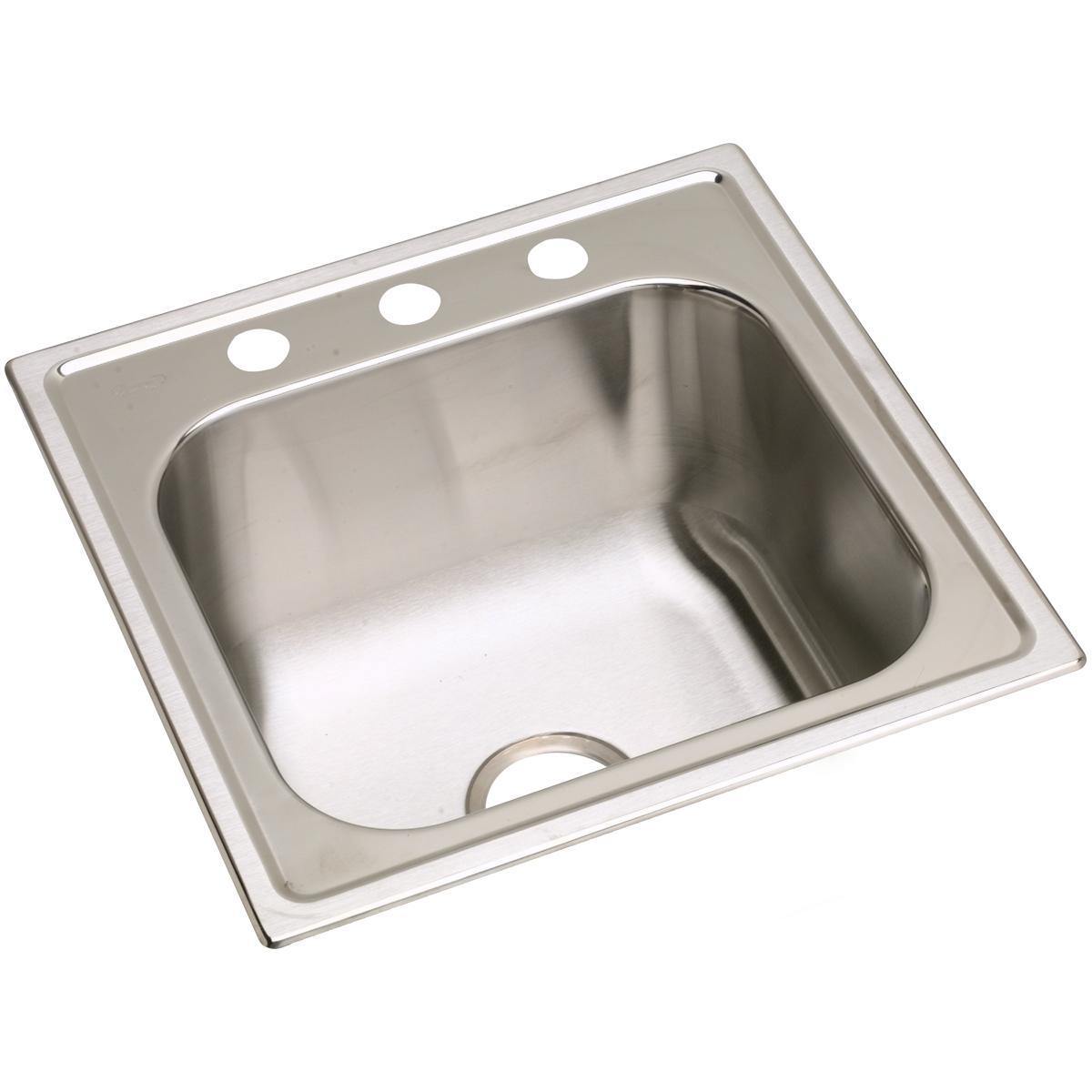 Elkay Dayton 20" Stainless Steel Laundry Sink, Premium Highlighted Satin, DPC12020101 - The Sink Boutique
