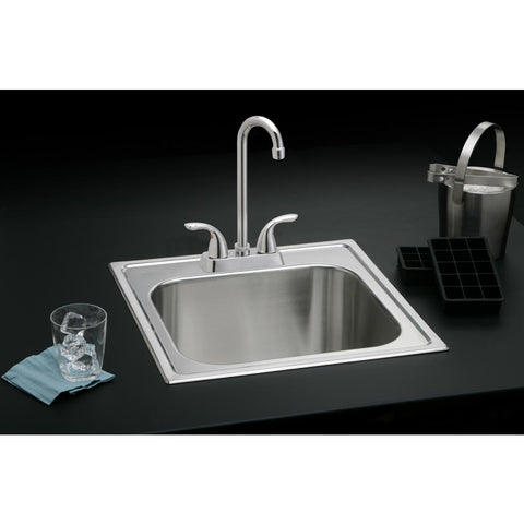 Elkay LK2477CR Everyday Bar Deck Mount Faucet and Lever Handles Chrome