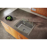 Elkay Dayton 25" Stainless Steel Kitchen Sink, Premium Highlighted Satin, DPC12522104 - The Sink Boutique