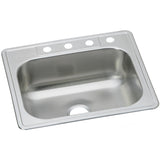Elkay Dayton 25" Stainless Steel Kitchen Sink, Elite Satin, DSE125224 - The Sink Boutique