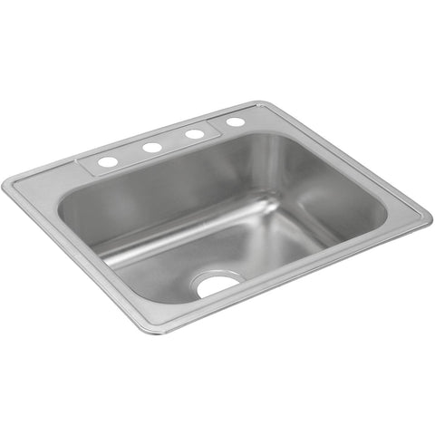 Elkay Dayton 25" Stainless Steel Kitchen Sink, Satin, DXR25225