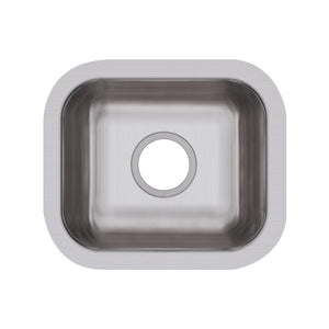 Alternate Image for Elkay Dayton 15" Stainless Steel Bar Sink, Radiant Satin, DXUH1210