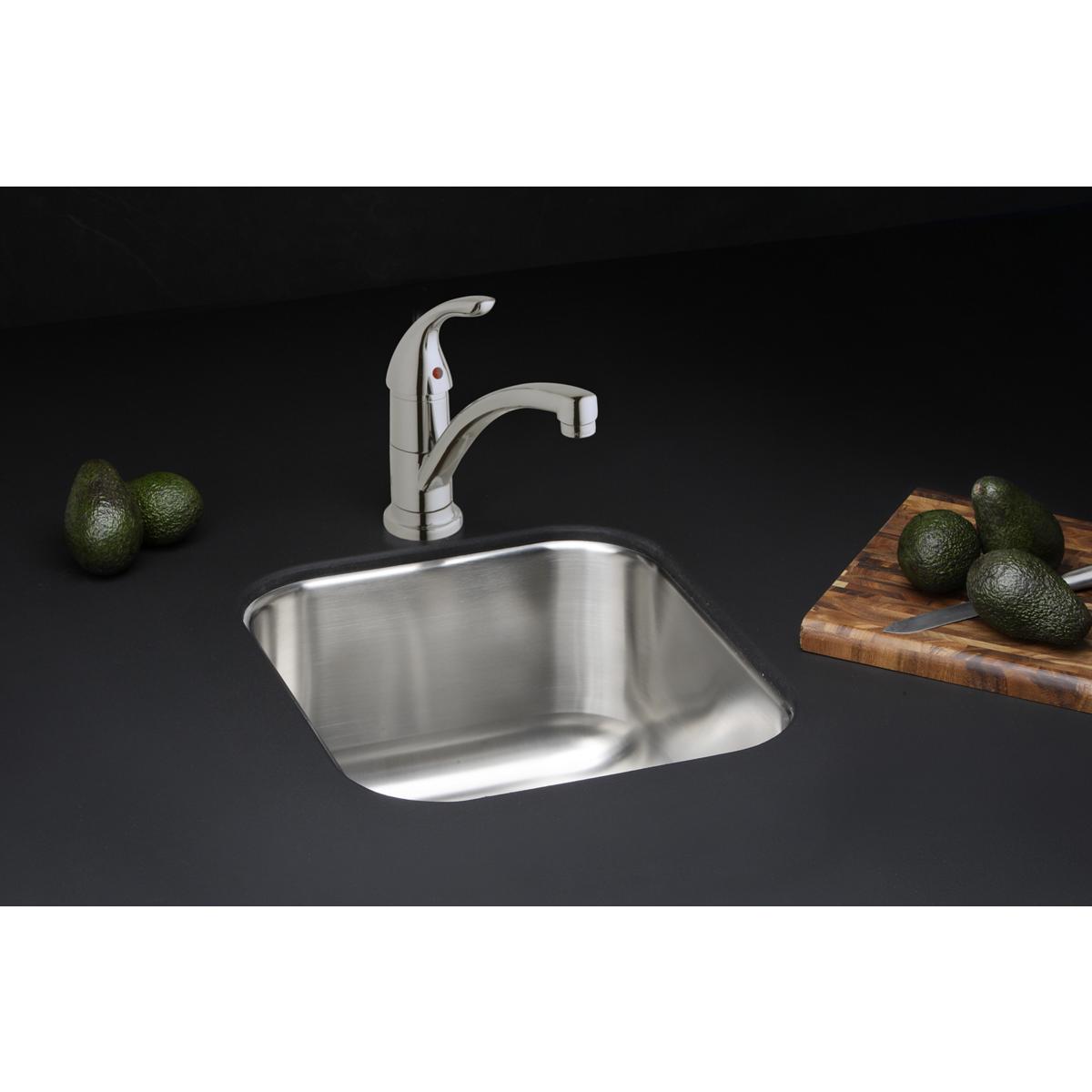 Elkay LK1500CR Everyday Single Hole Deck Mount Kitchen Faucet with Lever Handle Chrome