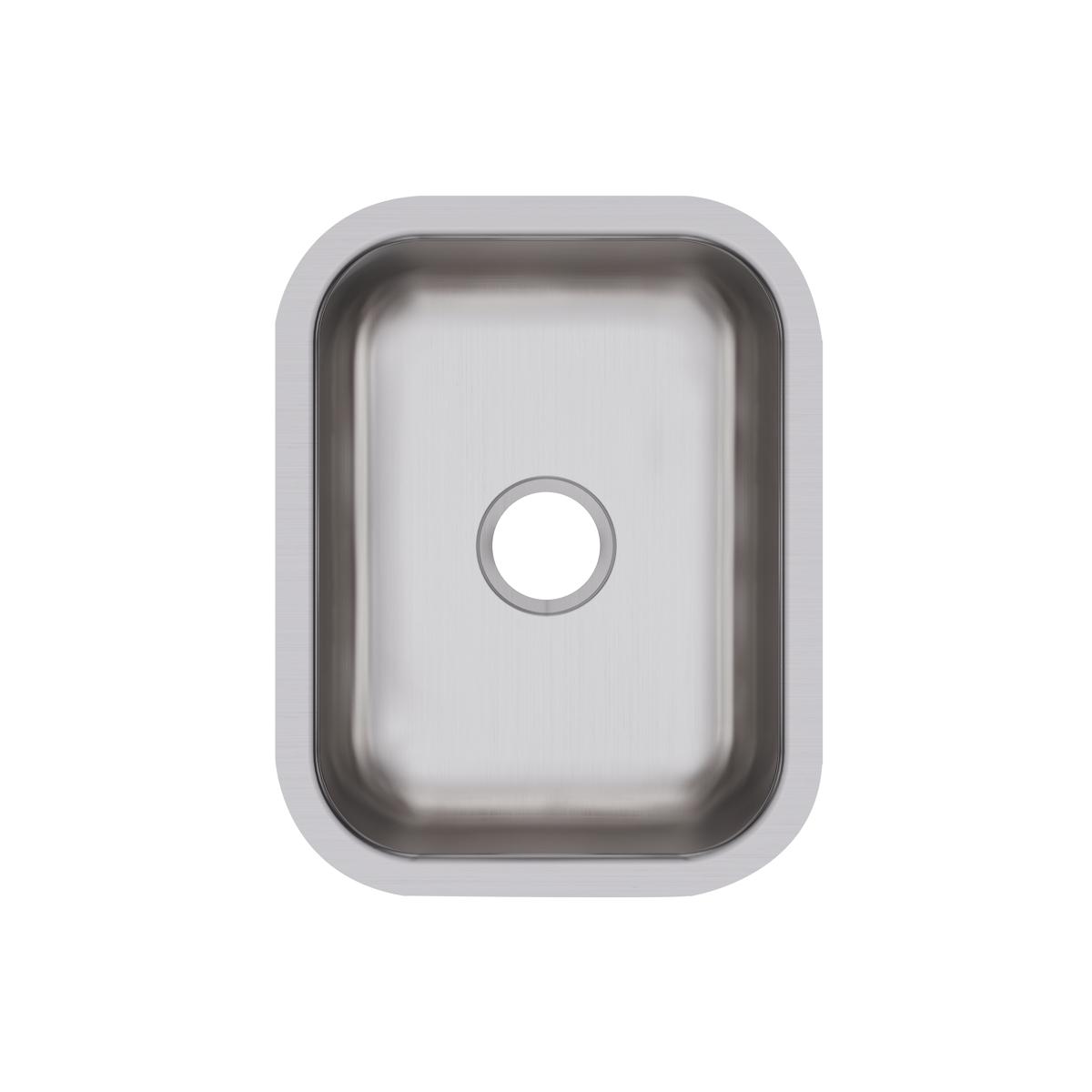 Elkay Dayton 16" Stainless Steel Bar Sink, Radiant Satin, DXUH1318