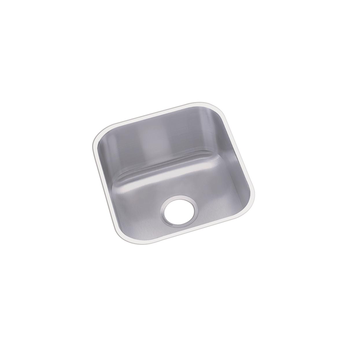 Elkay Dayton 17" Stainless Steel Bar Sink, Radiant Satin, DXUH1618 - The Sink Boutique