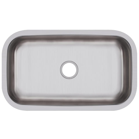 Elkay Dayton 31" Stainless Steel Kitchen Sink, Radiant Satin, DXUH2816