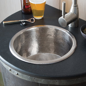 Alternate Image for Native Trails Diego 12.5" Nickel Bar/Prep Sink, Brushed Nickel, CPS535