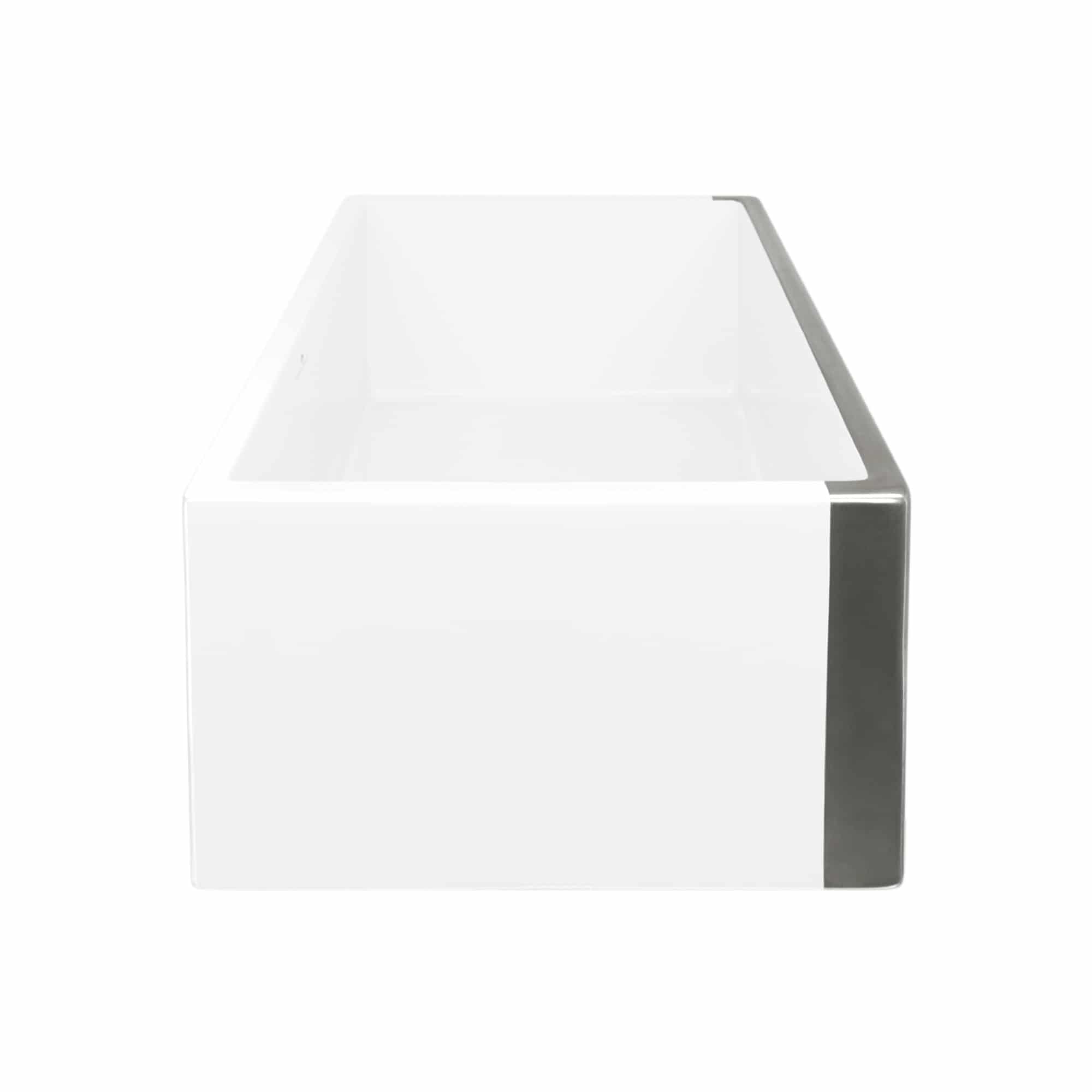 Native Trails Dreamer 30" Fireclay Farmhouse Sink, Platinum, PMK3018-P