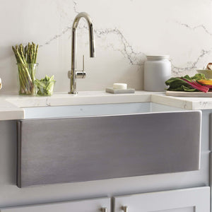 Alternate Image for Native Trails Dreamer 30" Fireclay Farmhouse Sink, Platinum, PMK3018-P