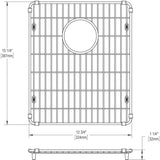 Elkay EBG1315 Stainless Steel 12-3/4" x 15-1/4" x 1-1/4" Bottom Grid - The Sink Boutique