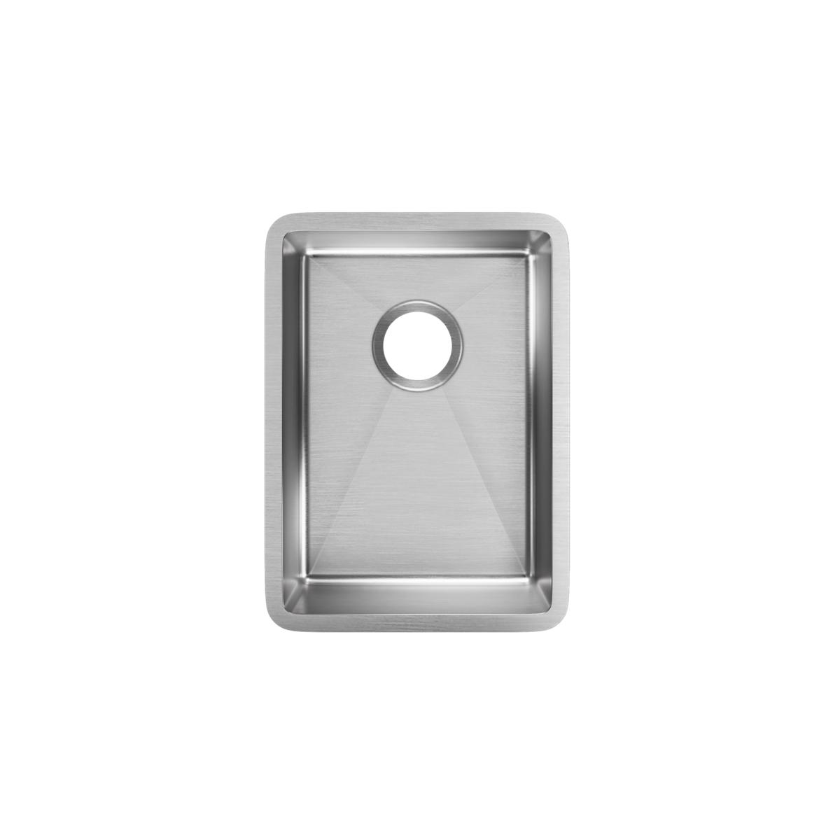 Crosstown Undermount Stainless Steel 14 in. Single Bowl Bar Sink with Bottom Grid and Drain Crosstown Undermount Stainless Steel 14 in. Single Bowl Bar Sink with Bottom Grid and Drain