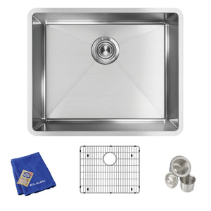 Alternate Image for Elkay Crosstown 23" Stainless Steel Kitchen Sink, 18 Gauge, Polished Satin, ECTRU21179TC