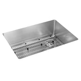 Elkay Crosstown 26" Stainless Steel Kitchen Sink, 18 Gauge, Polished Satin, ECTRU24179RTC
