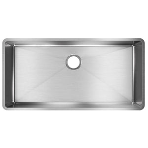 Alternate Image for Elkay Crosstown 37" Stainless Steel Kitchen Sink, 18 Gauge, Polished Satin, ECTRU35179T