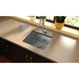 Elkay Crosstown 22" Stainless Steel Kitchen Sink, 16 Gauge, Polished Satin, EFRU191610T