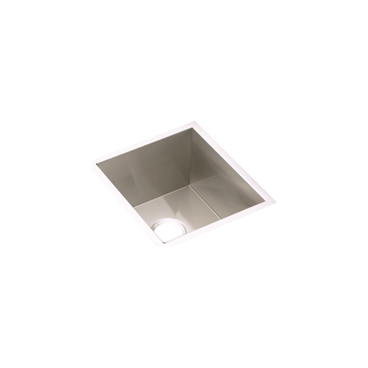 Elkay Crosstown 16" Stainless Steel Kitchen Sink, Polished Satin, EFU131610T - The Sink Boutique