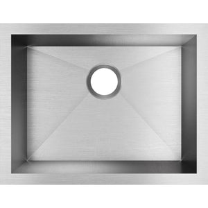 Alternate Image for Elkay Crosstown 24" Stainless Steel Kitchen Sink, 16 Gauge, Polished Satin, EFU211510T
