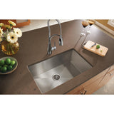Elkay Crosstown 31" Stainless Steel Kitchen Sink, Polished Satin, EFU281610T - The Sink Boutique