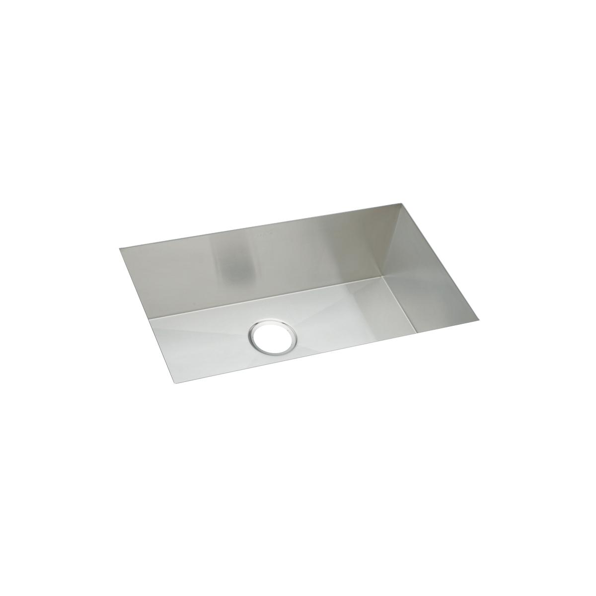 Elkay Crosstown 31" Stainless Steel Kitchen Sink, 16 Gauge, Polished Satin, EFU281610T