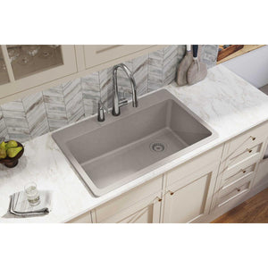 Alternate Image for Elkay Classic 33" Quartz Kitchen Sink, Greige, ELG13322GR0