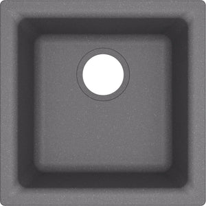 Alternate Image for Elkay Classic 16" Quartz Bar Sink, Greystone, ELG1616GS0