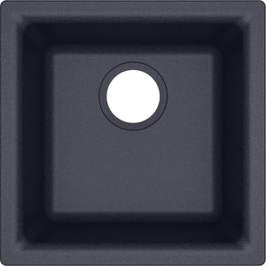 Alternate Image for Elkay Classic 16" Quartz Bar Sink, Dusk Gray, ELG1616GY0