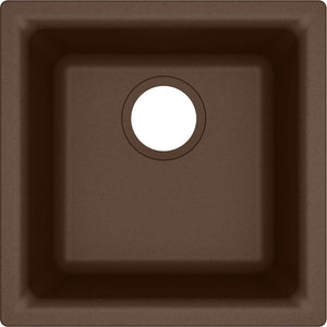 Alternate Image for Elkay Classic 16" Quartz Bar Sink, Mocha, ELG1616MC0