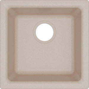 Alternate Image for Elkay Classic 16" Quartz Bar Sink, Putty, ELG1616PT0