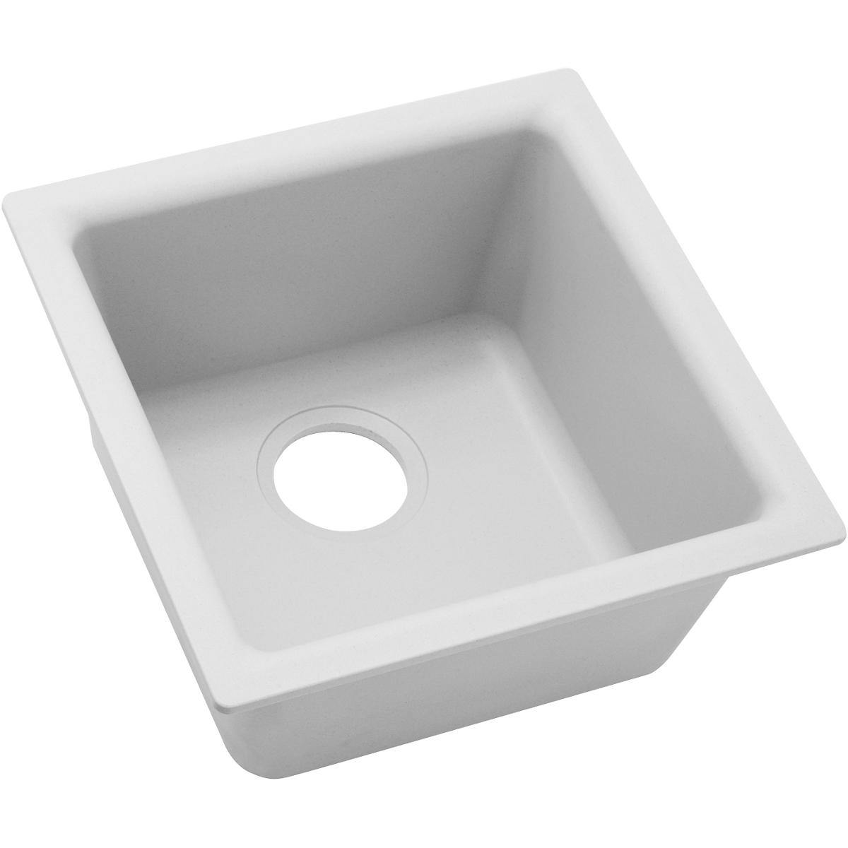 Elkay Classic 16" Quartz Bar Sink, White, ELG1616WH0 - The Sink Boutique