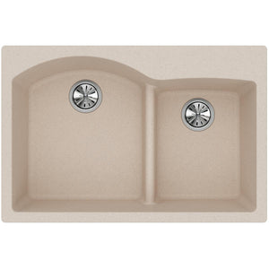 Alternate Image for Elkay Classic 33" Quartz Kitchen Sink, 55/45 Double Bowl, Putty, ELGH3322RPT0
