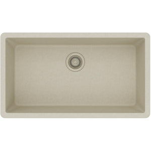 Alternate Image for Elkay Classic 33" Quartz Kitchen Sink, Bisque, ELGRU13322BQ0
