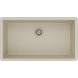 Elkay Classic 33" Quartz Kitchen Sink, Bisque, ELGRU13322BQ0