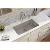 Elkay Classic 33" Quartz Kitchen Sink, Greige, ELGRU13322GR0 - The Sink Boutique