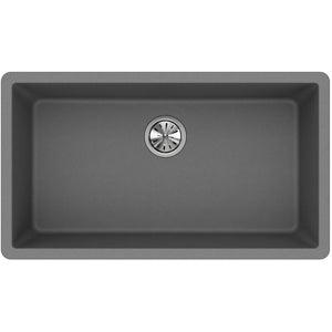 Alternate Image for Elkay Classic 33" Quartz Kitchen Sink, Greystone, ELGRU13322GS0