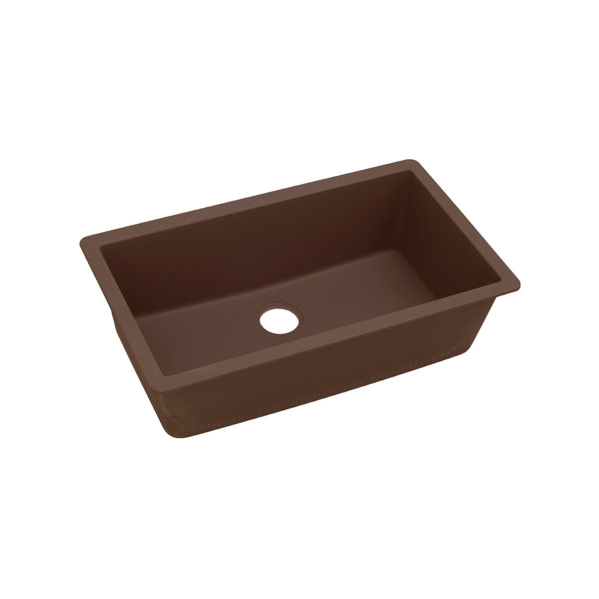 Elkay Classic 33" Quartz Kitchen Sink, Mocha, ELGRU13322MC0 - The Sink Boutique