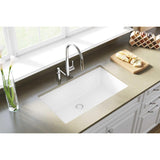 Elkay Classic 33" Quartz Kitchen Sink, White, ELGRU13322WH0 - The Sink Boutique
