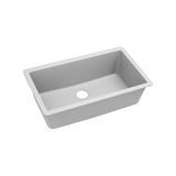 Elkay Classic 33" Quartz Kitchen Sink, White, ELGRU13322WH0 - The Sink Boutique
