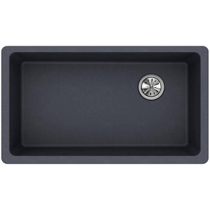 Alternate Image for Elkay Classic 33" Quartz Kitchen Sink, Dusk Gray, ELGU13322GY0