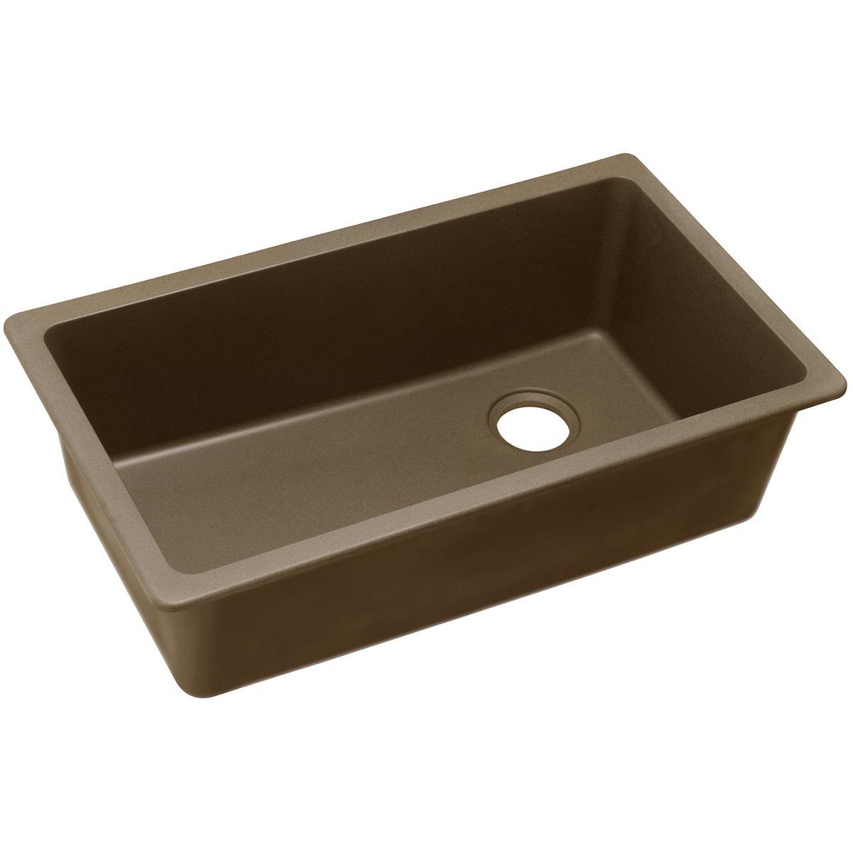 Elkay Classic 33" Quartz Kitchen Sink, Mocha, ELGU13322MC0 - The Sink Boutique