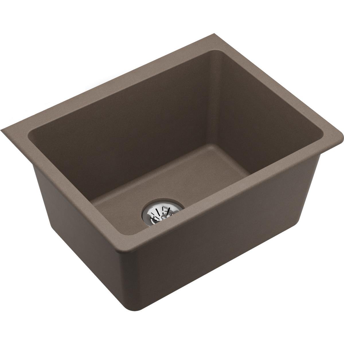 Elkay Classic 25" Quartz Laundry Sink, Greige, ELGU251912PDGR0 - The Sink Boutique