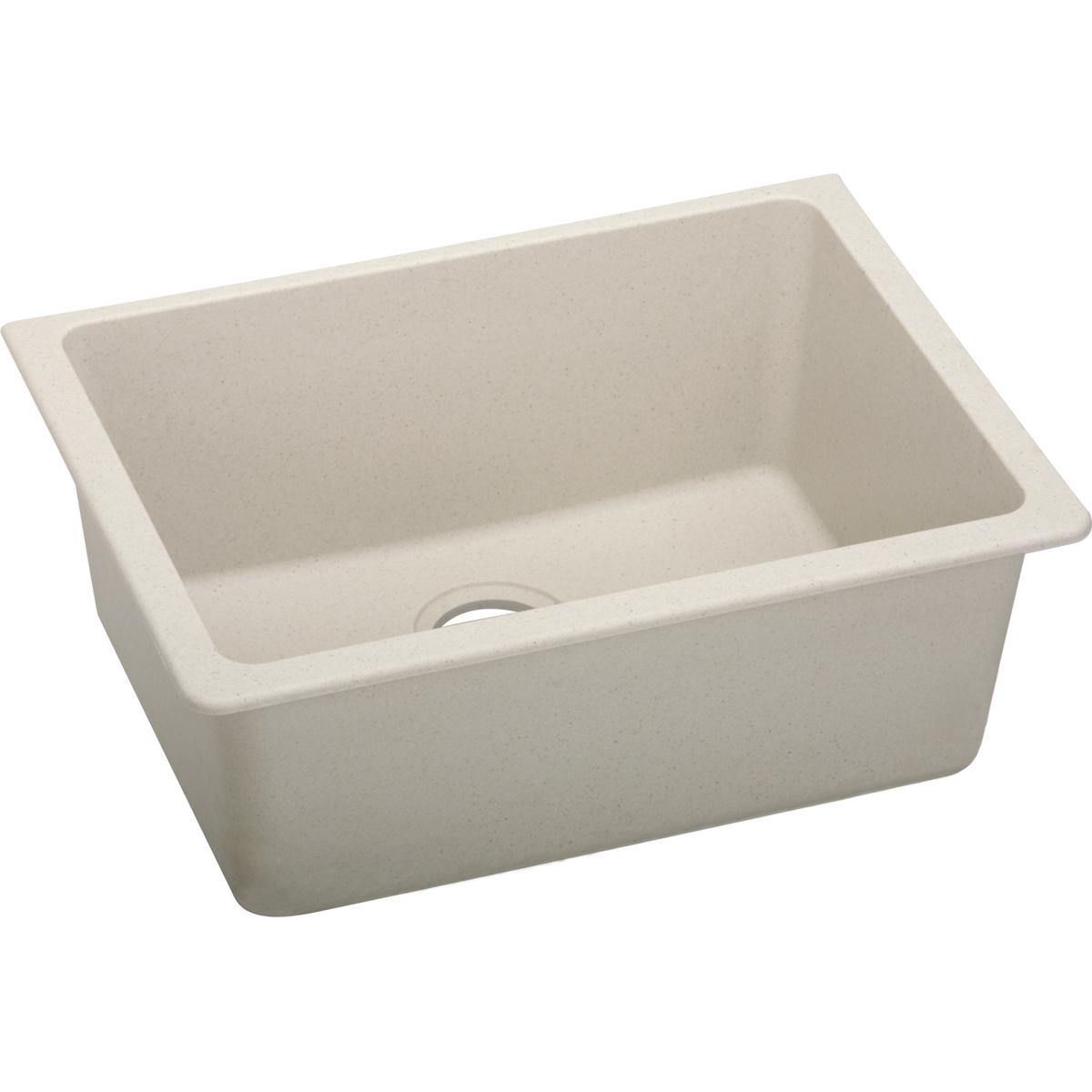 Elkay Classic 25" Quartz Kitchen Sink, Bisque, ELGU2522BQ0 - The Sink Boutique