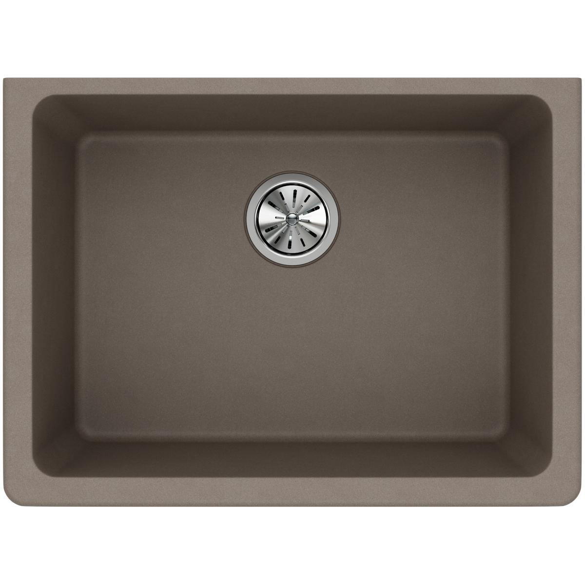 Elkay Classic 25" Quartz Kitchen Sink, Greige, ELGU2522GR0