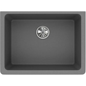 Alternate Image for Elkay Classic 25" Quartz Kitchen Sink, Greystone, ELGU2522GS0