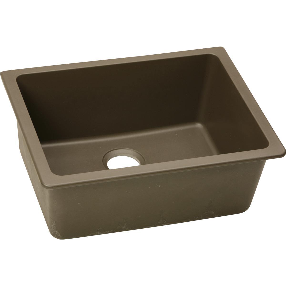 Elkay Classic 25" Quartz Kitchen Sink, Mocha, ELGU2522MC0 - The Sink Boutique