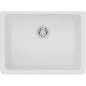 Alternate Image for Elkay Classic 25" Quartz Kitchen Sink, White, ELGU2522WH0