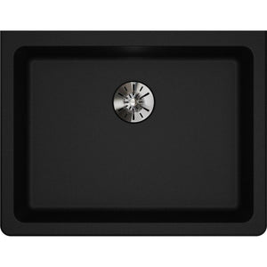 Alternate Image for Elkay Classic 25" Quartz Kitchen Sink, Black, ELGUAD2519PDBK0