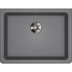 Alternate Image for Elkay Classic 25" Quartz Kitchen Sink, Greystone, ELGUAD2519PDGS0