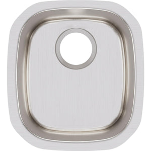 Alternate Image for Elkay Lustertone Classic 14" Stainless Steel Kitchen Sink, 18 Gauge, Lustrous Satin, ELUH1113